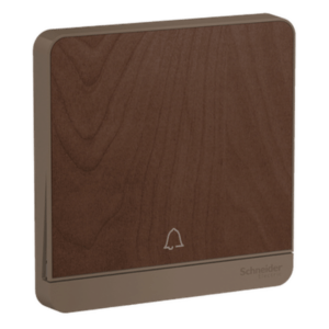 push-button-avataron-for-doorbell-10a-250v-brown