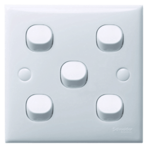 s-classic-1-way-switch-5-gangs-white